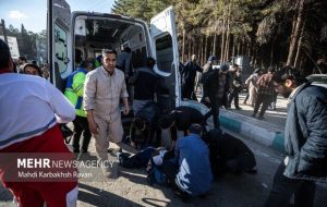 شهادت دومین امدادگر هلال‌احمر در حادثه تروریستی گلزار شهدای کرمان