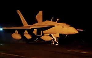 حمله هوایی آمریکا و انگلیس به شمال غرب یمن