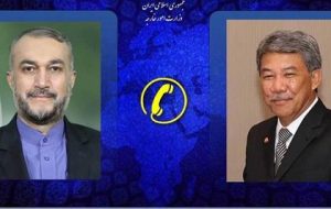 رایزنی تلفنی وزرای خارجه ایران و مالزی