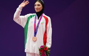 بانوی تکواندو ایران تاریخ‌ساز شد/ نعمت‌زاده سهمیه المپیک را گرفت