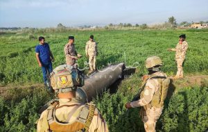 پیدا شدن بقایای موشک احتمالا اسرائیلی در خاک عراق