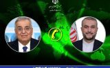 گفتگوی تلفنی عبدالله بوحبیب وزیر خارجه لبنان با امیرعبداللهیان