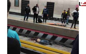 مرگ هولناک مرد تهرانی در متروی شهید مدرس + عکس دلخراش