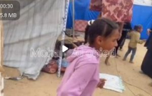ویدئویی هولناک از جنایت جدید در چادرهای آوارگان رفح
