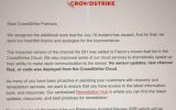 جبران اختلال هفته گذشته: CrowdStrike با کارت هدیه ۱۰ دلاری از مشتریان عذرخواهی می‌کند