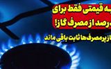 تنبیه قیمتی فقط برای ۲ درصد از کل مصرف گاز